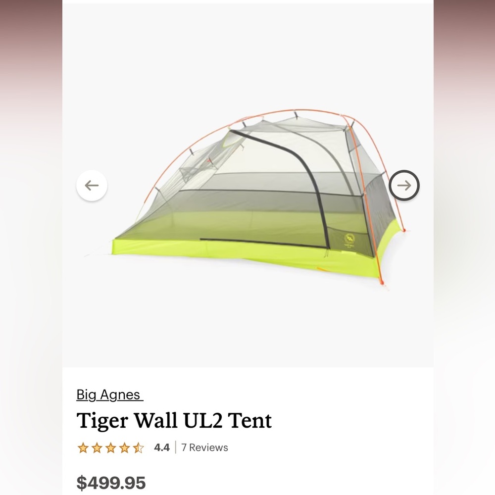 Big Agnes Tiger Wall UL2 Tent - Picture 5 of 5